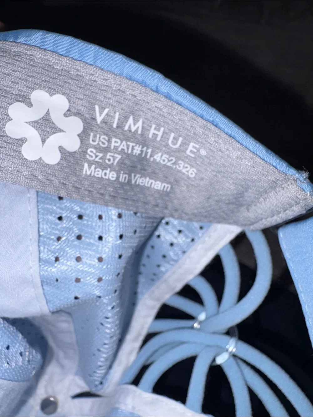 Light Blue Perforated Performance Cap - Unbranded